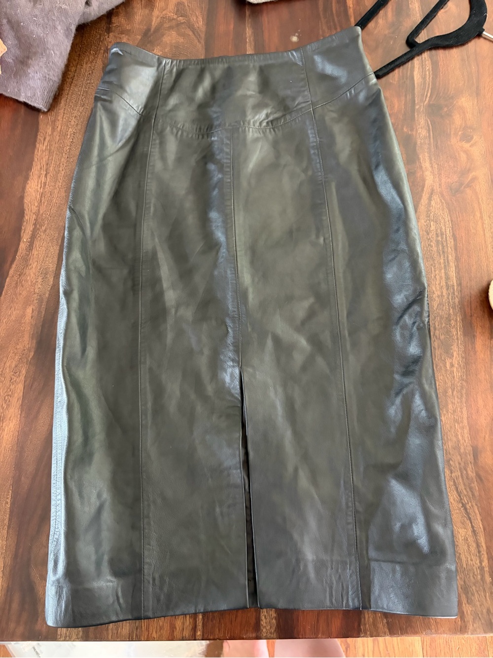 DKNY leather pencil skirt 6